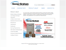 Tablet Screenshot of gavangraham.com